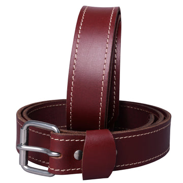 HILASON Western Genuine Leather Belt for Men Women Cowboy Cowgirl Handmade Unisex Full Grain Heavy Duty Tooled Belt for Jeans